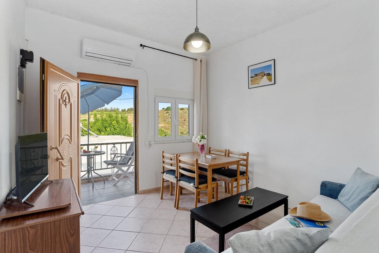 Bella-Maria At Aptera With Mountain And Sea View !! Chrissi Akti Chania Exterior foto